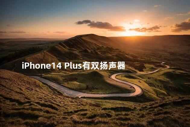 iPhone14 Plus有双扬声器吗 iphone14plus配置